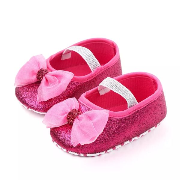 Glittery Bow Knot Party Shoe