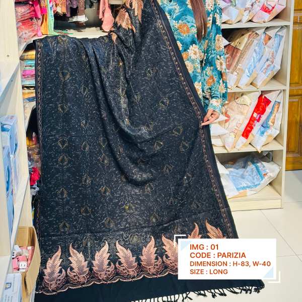 Kashmiri Pashmina (Parizia) Organic cotton shawl