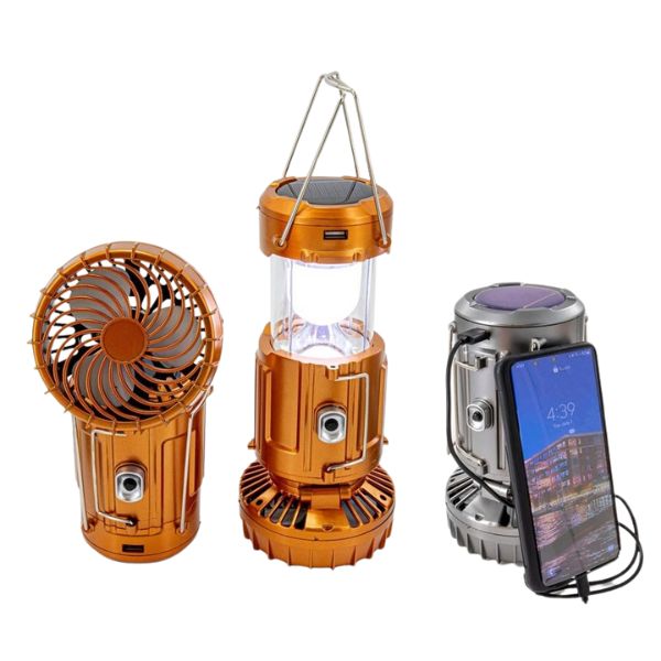 Solar Lamp With Fan