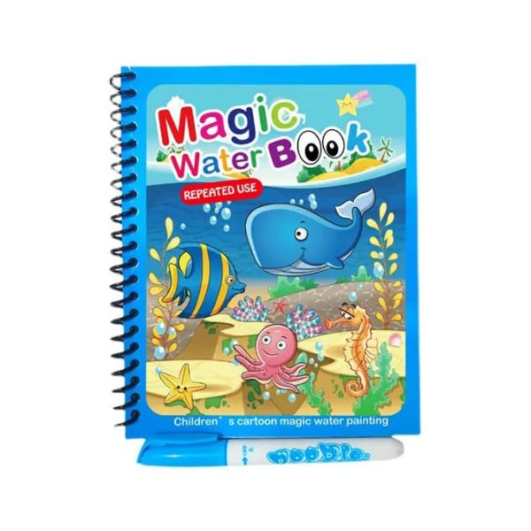 Reusable Magic Water Drawing Book