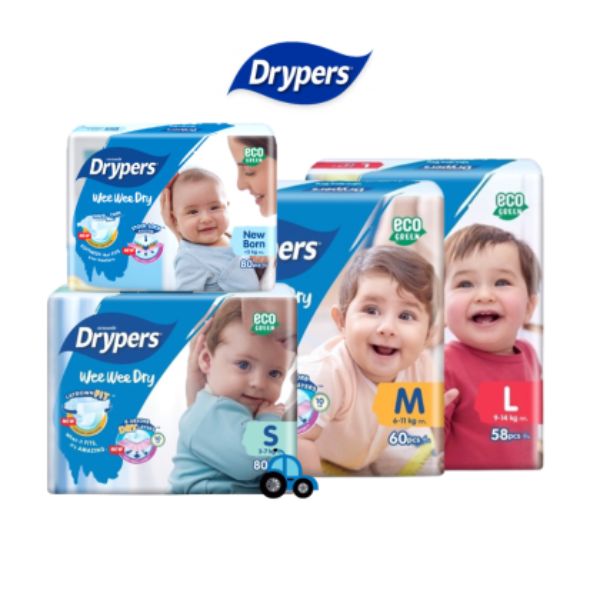 80 Pcs Dryper Wee Wee Dry