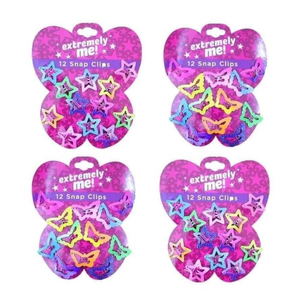 Multicolor Snap Clip Set