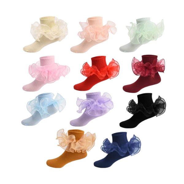 Floral Solid color Socks