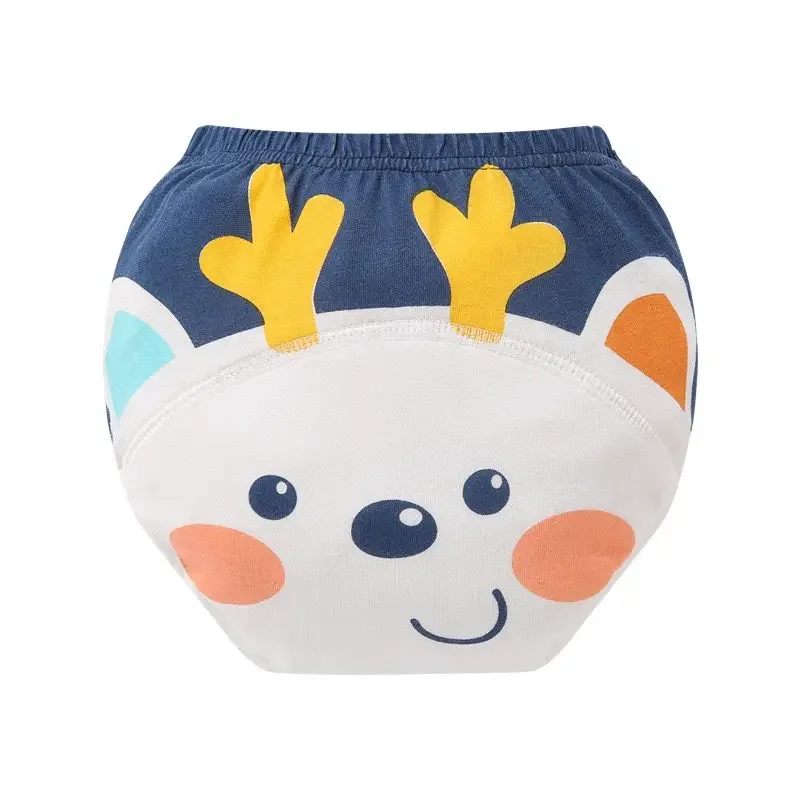 Washable Reusable Cloth Diaper Pant for Baby (Deer)