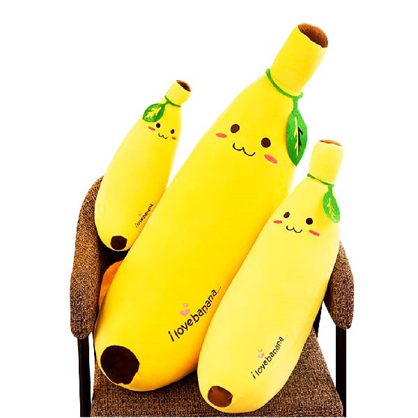Banana Cuddle Plush Pillow for Kids Baby Comforting Gift