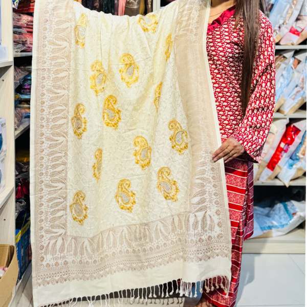 Kashmiri Pashmina (Myra) Organic cotton shawl