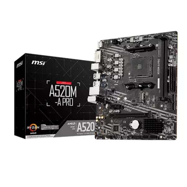 MSI A520M-A PRO DDR4 AMD Motherboard